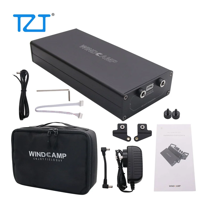 TZT X3 18650 Battery Box Power Bank + B3 Portable Radio Bag for Elecraft KX3 Transceiver Ham Radio