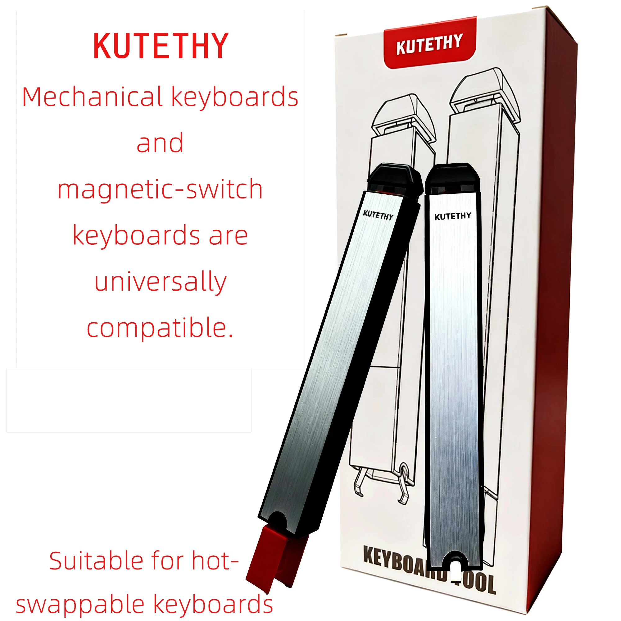 

Keyboard disassembly tool, simple and quick for versatile use. Independent sections allow seamless switching during operation.