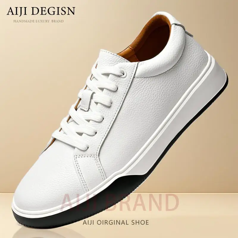 

Brand Men's Genuine Leather Casual Shoes Work Daily Business Formal luxury fashion handmade breathable dress Shoes social