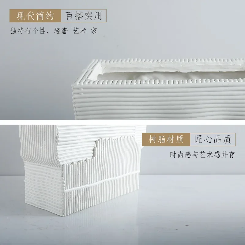Modern minimalist home decoration cardboard vase
