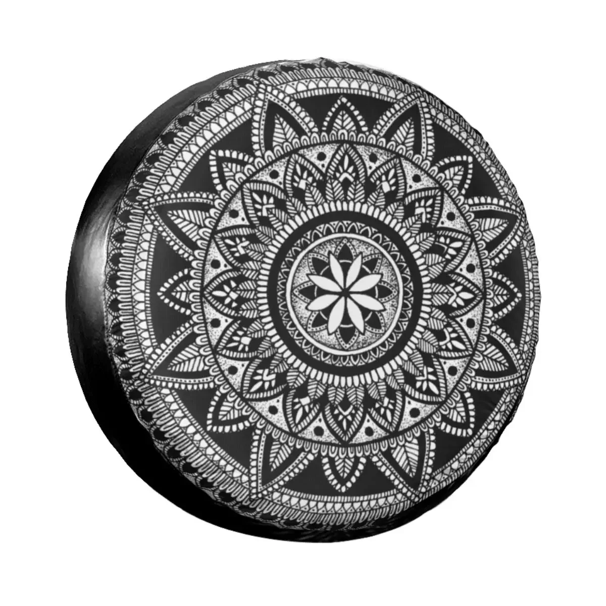 

Чехол для запасной шины Zen Mandala под заказ, Цветочная Обложка для Jeep Honda Boho, защита колес 14, 15, 16, 17 дюймов