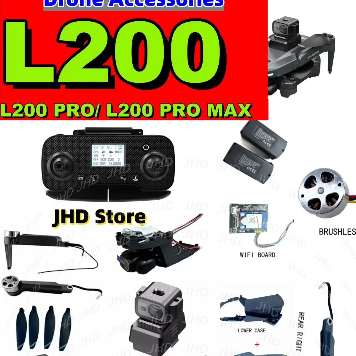 JHD L200 PRO MAX Original Obstacle Avoidance Part RC DroneLYZRC L200 PRO MAX Drone Spare Part 360° Laser Obstacle Avoider