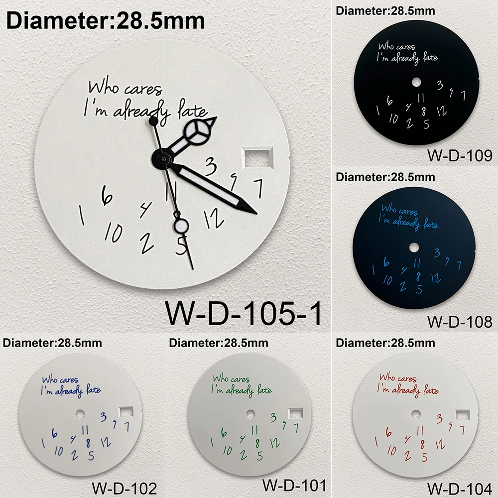 

28.5mm S Logo DIY Dial Suitable For NH35/NH35A/4R/7S Automatic Movement Watch Modification Accessories