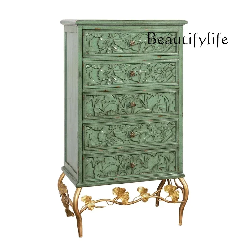 

R Storage Living Room Cabinets Drawers Nordic Metal Accent Utility Bedroom Cabinet French European Woonkamerkasten Furniture