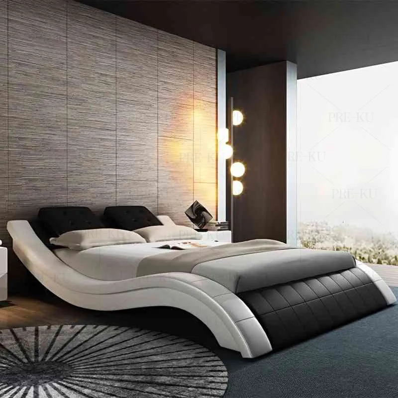 Modern Comforter Adult Double Bed Luxury Platform Full Size Bases Double Bed Living Room Bedframe Camas De Dormitorio Furniture