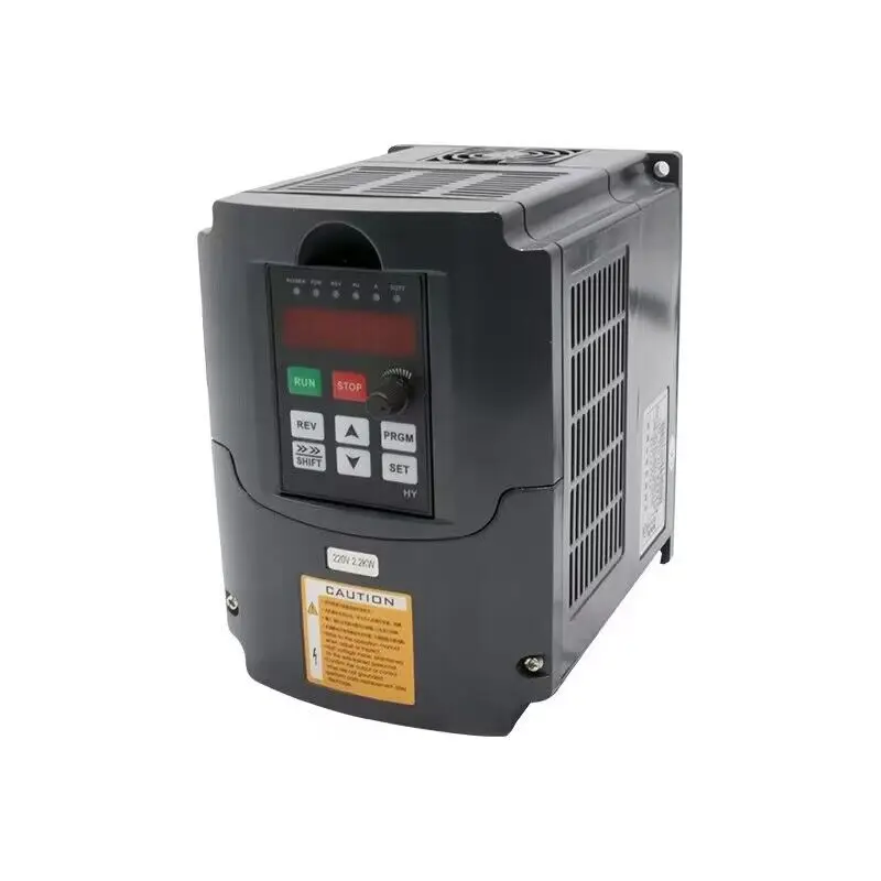 

High Efficiency 220V 2.2KW Variable Frequency Drive for CNC Spindle Motor Speed Control 110V/380V 2.2KW 0-400Hz