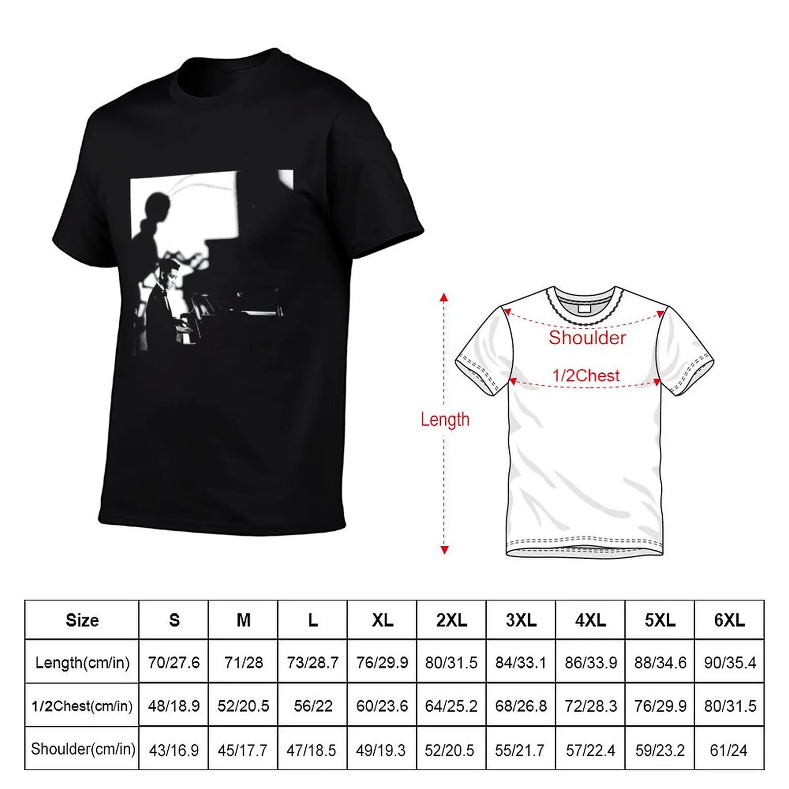 RYUICHI SAKAMOTO - ILLUSTRATED MUSIC ENCYCLOPEDIA T-Shirt Big Size Short Sleeve Tee for Men