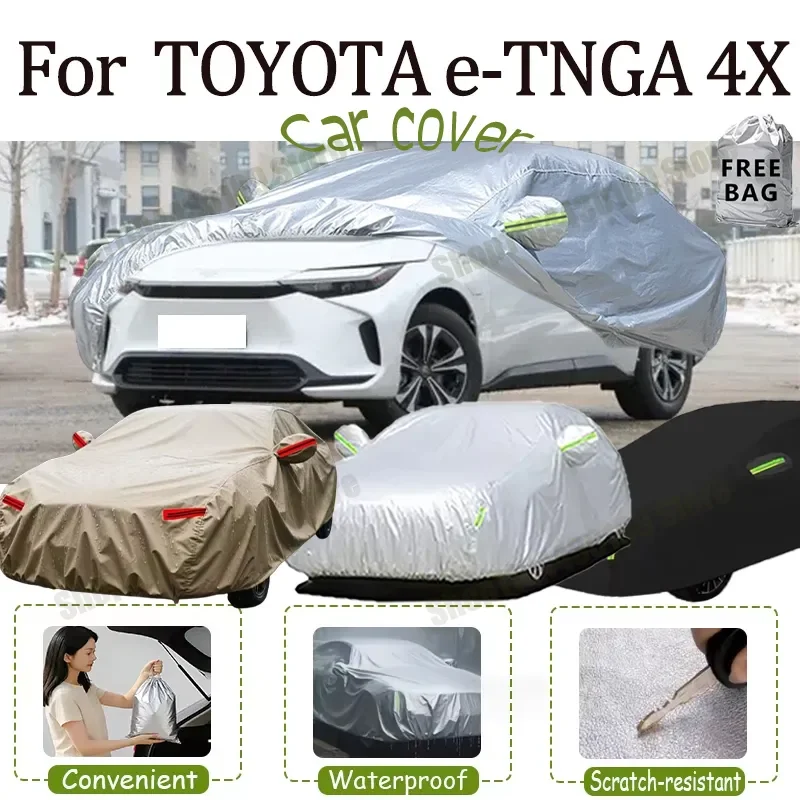 

For TOYOTA E-TNGA 4X Car Cover Outdoor Protection Full Car Covers Waterproof Sunshade Snow Cover Anti uv