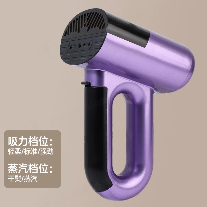 Portable Handheld Garment Steamer Wet Dry Dual Use Adsorb Steam Iron For Home Travel Wrinkle Remover