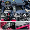 AFDT For Porsche 911 991 718 982 Boxster Cayman 2014-2018 실제 탄소 섬유 센터 콘솔 자동차 인테리어 도어 패널 트림 2