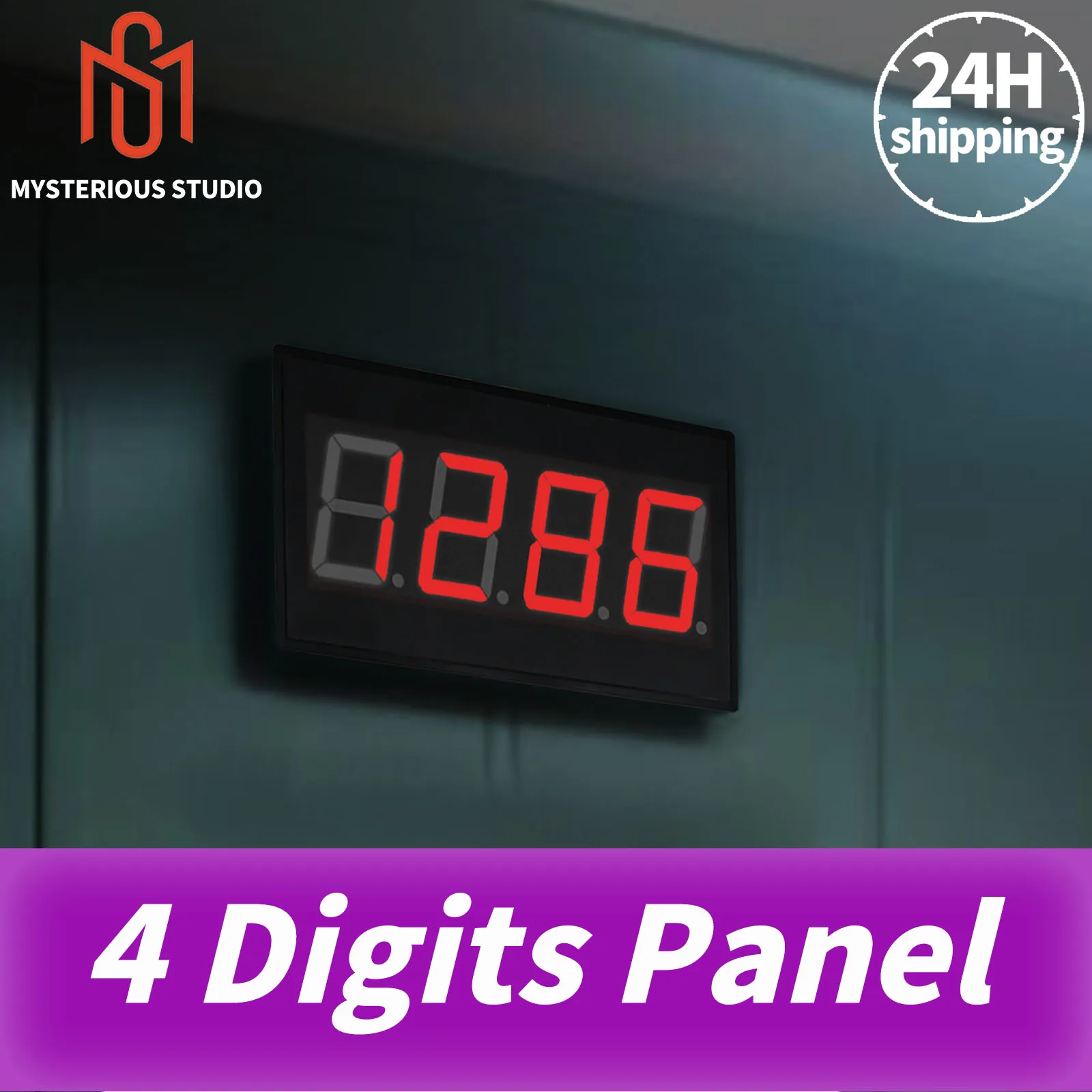 

Реквизит для загадочной студии для побега, реальная игра, цифровая ванна, введите правильные цифры, чтобы разблокировать камерную комнату, 4-значная панель, опора