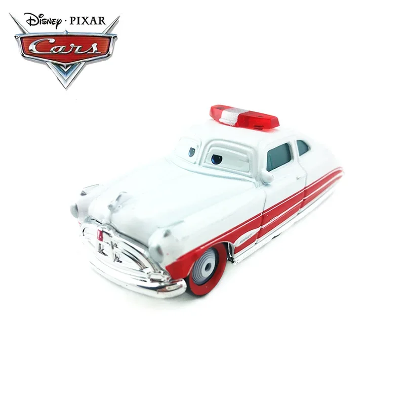 Disney Pixar Cars DocHudson Fillmore Ambulance Metal Diecast Vehicle Model Toy Lightning McQueen 1:55 Car Boy Kid Toys Gift