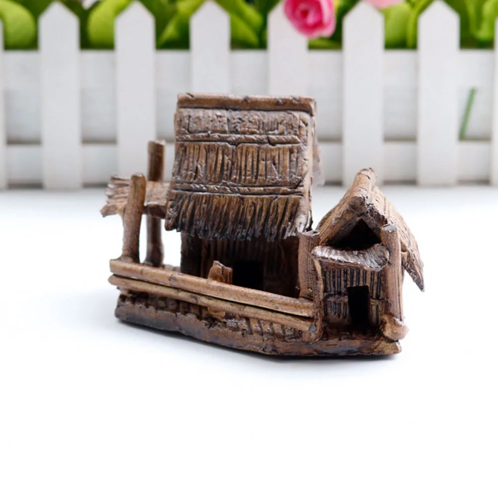 

Artificial Grass Aquarium Landscape Ceramic Fish Tank Decoration Vintage 2 Inches Aquarium Ornament Fish