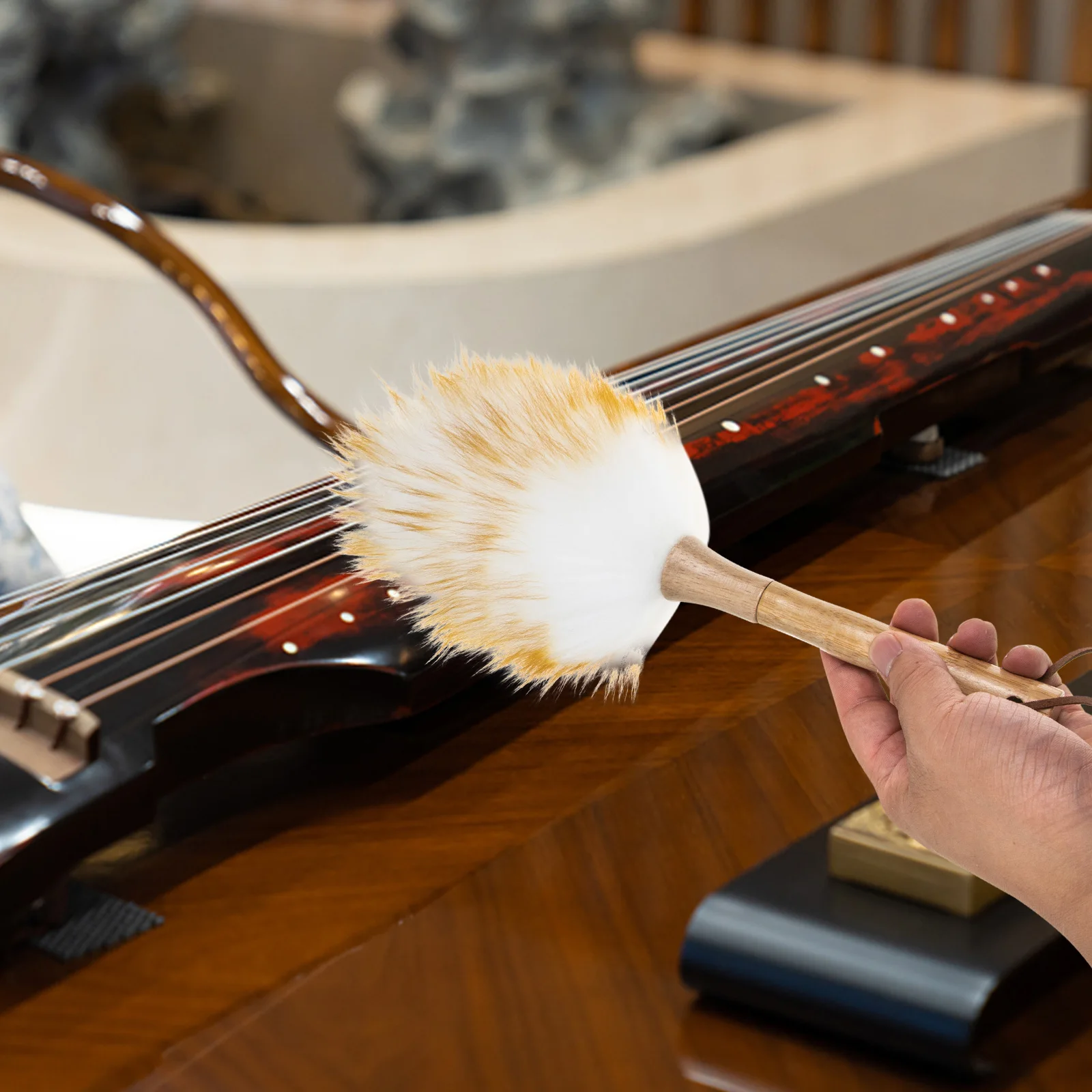 

Duster Cleaning Brush Instrument Cleaner Brushes Musical Accessories Guitar String