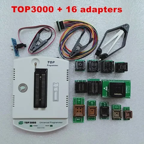 Универсальный программатор TOP3000 TOP3002 для микроконтроллеров и TOP-3000 USB для программирования чипов ЭБУ и прошивки EPROM