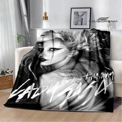 3D L-Lady-Gaga printed blanket warm flannel blankets soft and comfortable blanket home travel blanket bed linings birthday gift