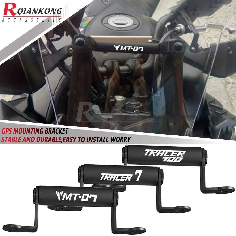 

For Yamaha MT-07 TRACER 7GT 700GT MT07 GPS Navigation Plate Bracket Motorcycle Accessories Phone Holder Stand Tracer 7 700 GT