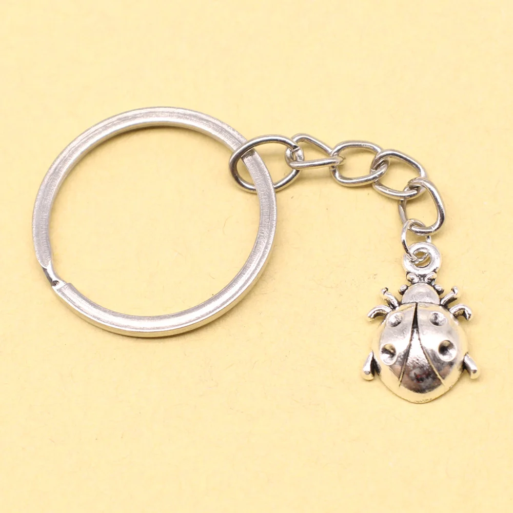 1 Piece 13x20mm Ladybug Keychain Keys Gift Ideas