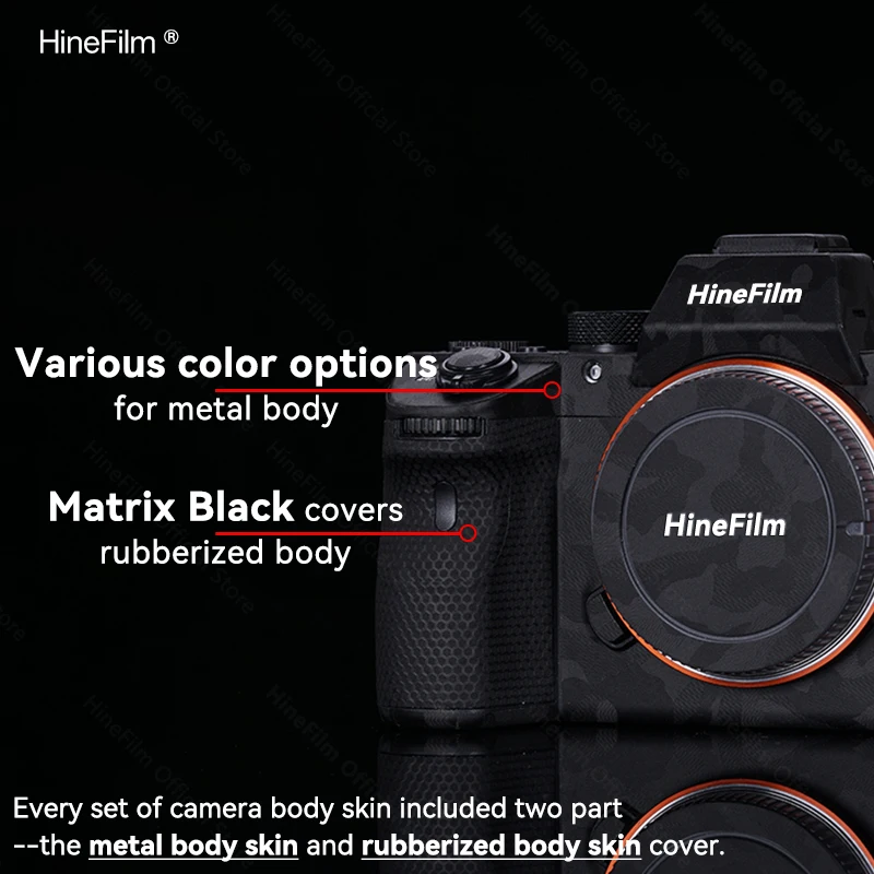 Hinefilm A7M3 Camera Decal Skins A7 III Anti-scratch Wrap Cover Film For Sony ILCE-7M3 A7RIII A7III A73 Camera Sticker Protector
