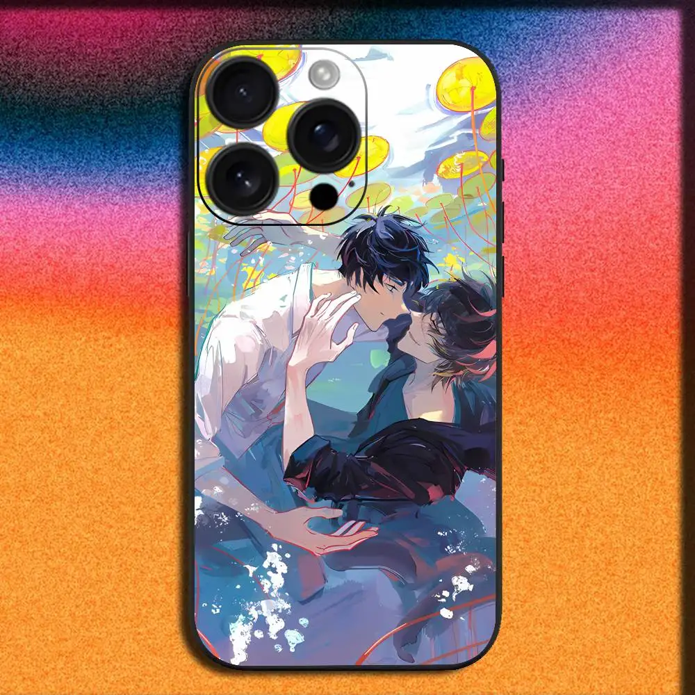 Custodia per telefono T-Towa S-Slow Damage per iPhone 17,16,15,14,13,12,11,Pro,Max,Plus,E,SE4,Air,Mini Cover nera