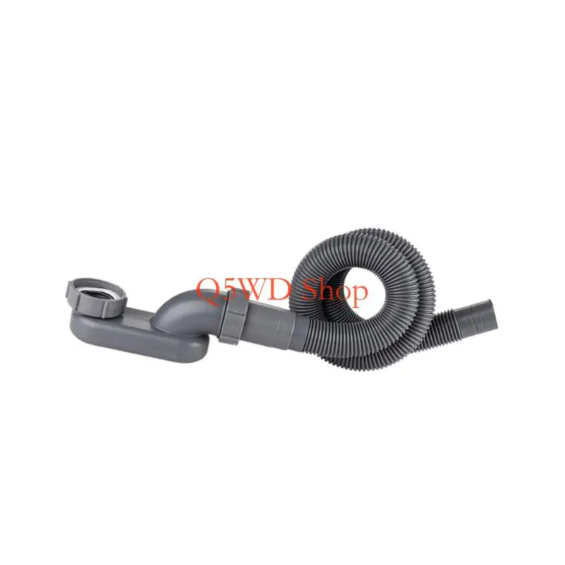 Q5WD Low Profile Flat Shower Drain Pipe Freestanding Tub Providing  Odor Prevention