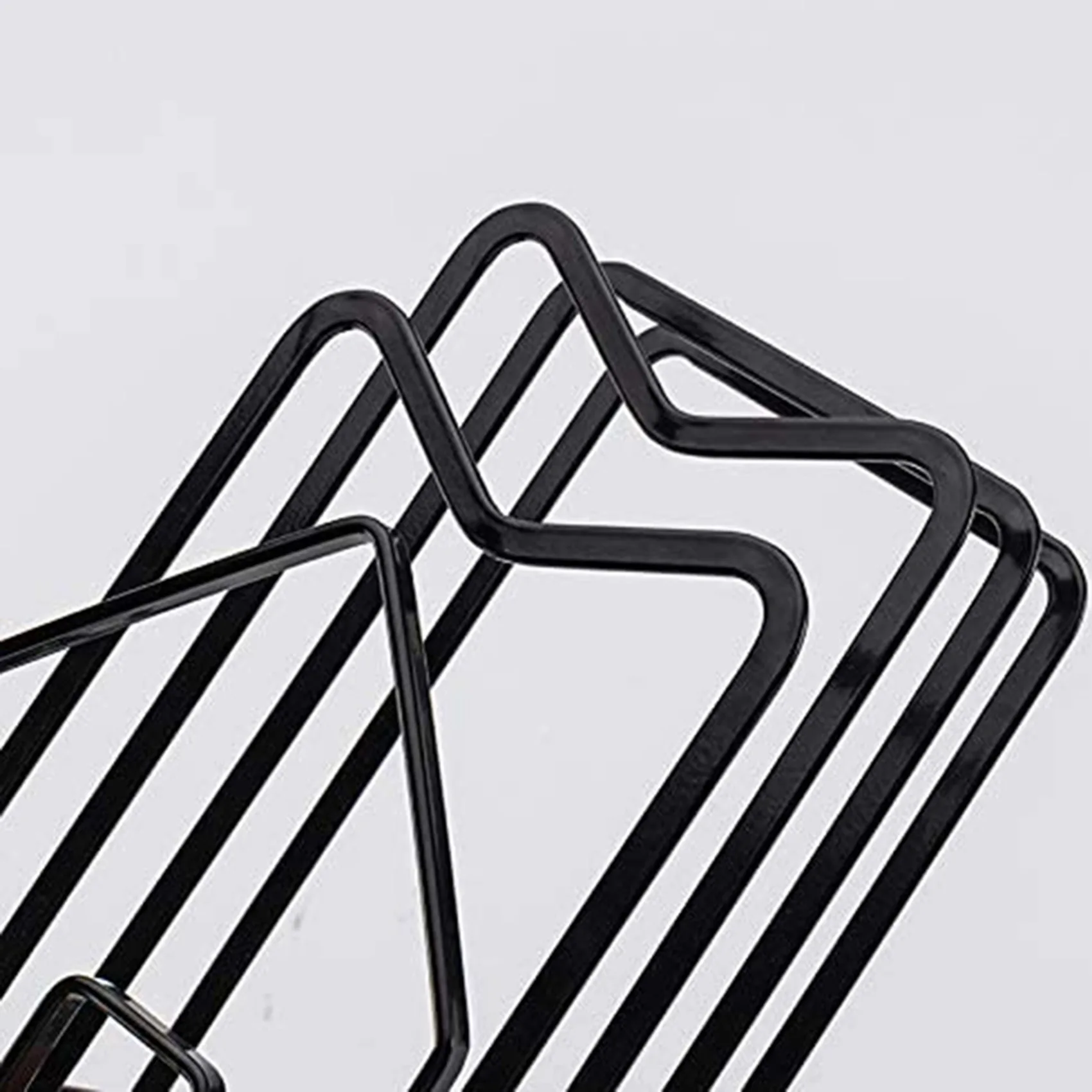 

ABPQ-2X Cutting Board Rack Chopping Board Organizer Stand Holder Kitchen Countertop Pots Pan Lids Rack Organizer Flat Steel