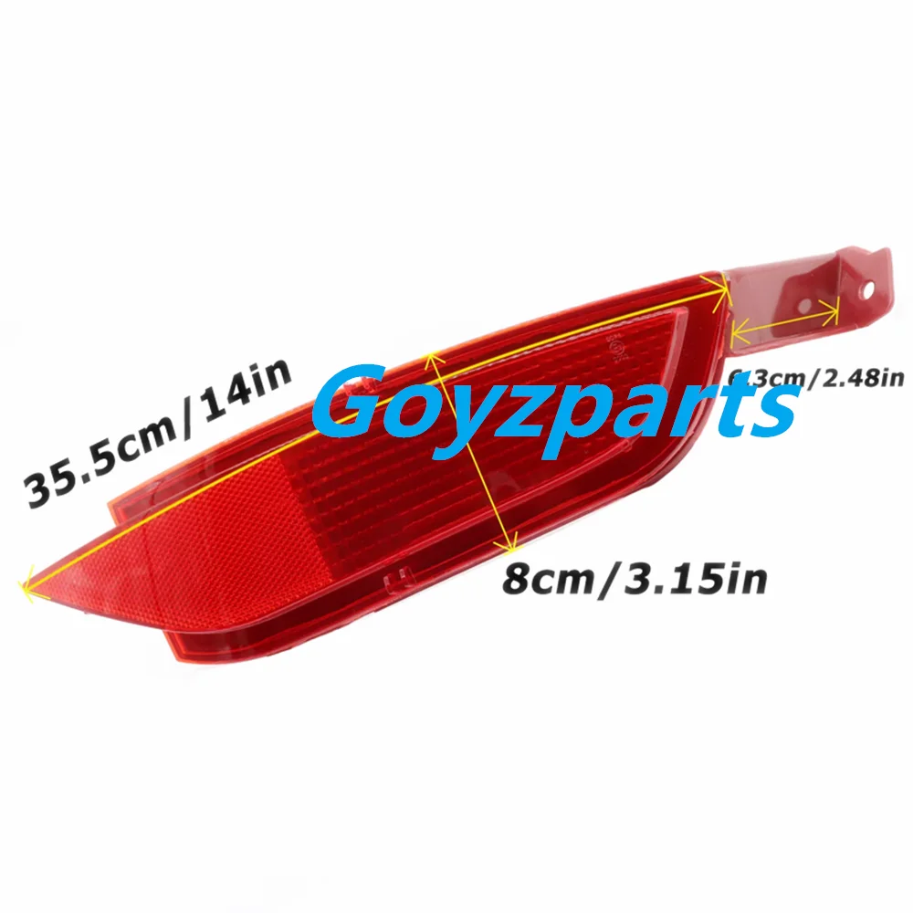 

Rear Bumper Red Reflector Light N/S Right Rear fog light 8A6115K273AB For Ford Fiesta MK7 Mk6 C-Max 2009-2015
