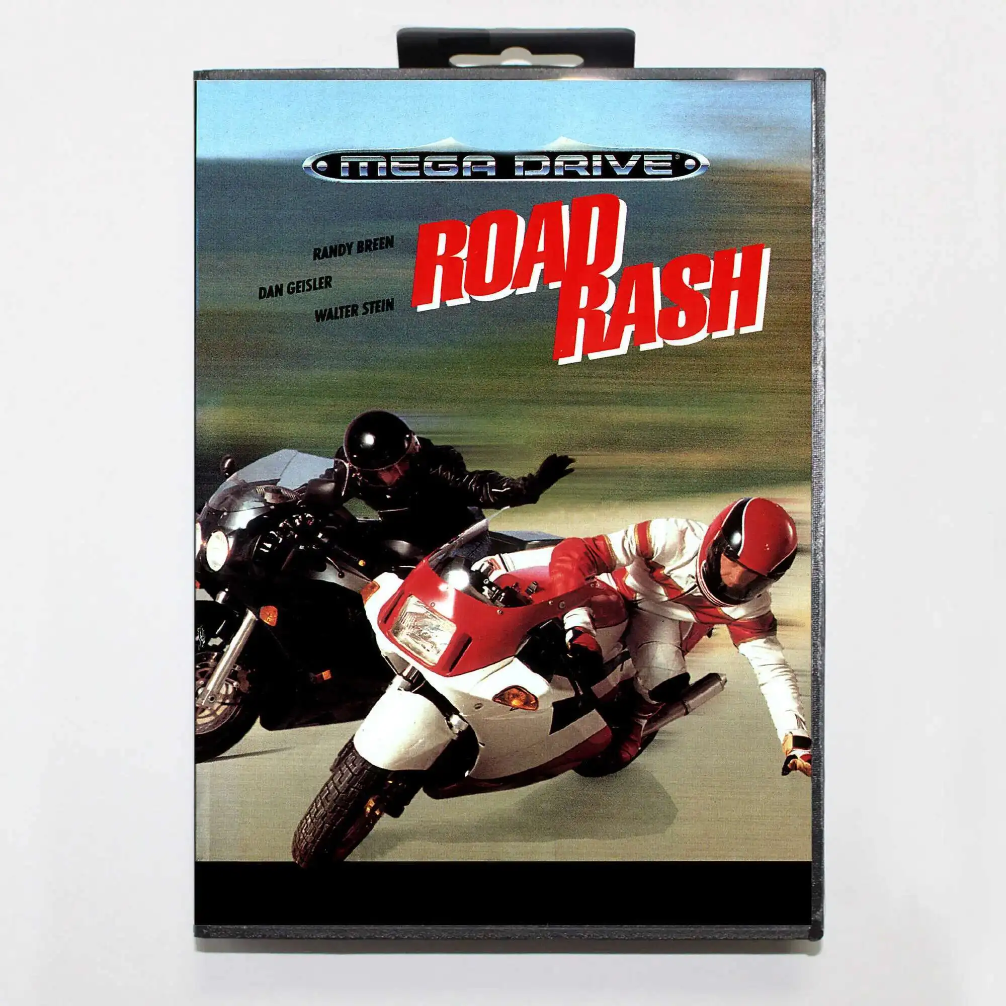 Road Rash Md Game Card Met Eur Box Voor 16 Bit Sega Megadrive Genesis Systeem