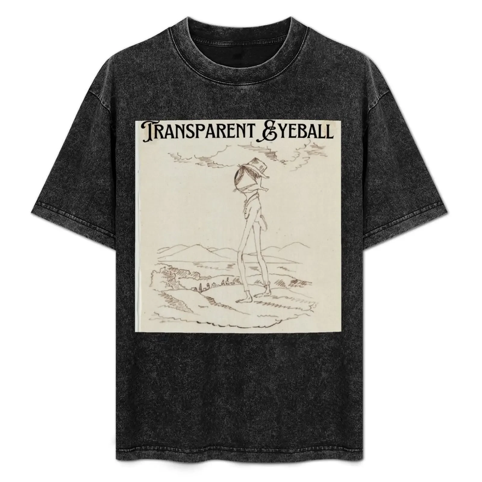 

Прозрачная футболка с глазным яблоком, мужские футболки с индивидуальным принтом, повседневные мужские футболки, хлопковые мужские рубашки, хлопковая футболка