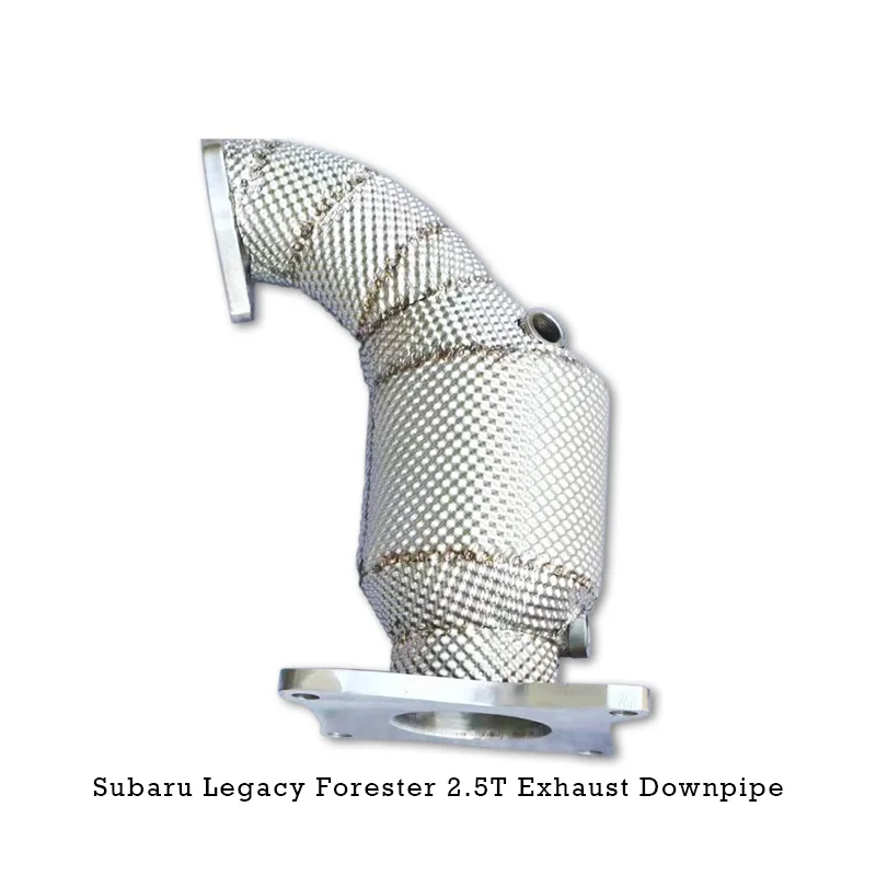 Head Section High flow Pipes Exhaust Pipes branch downpipe Exhaust Pipe with catalyst for Subaru Legacy/Forester 2.5T