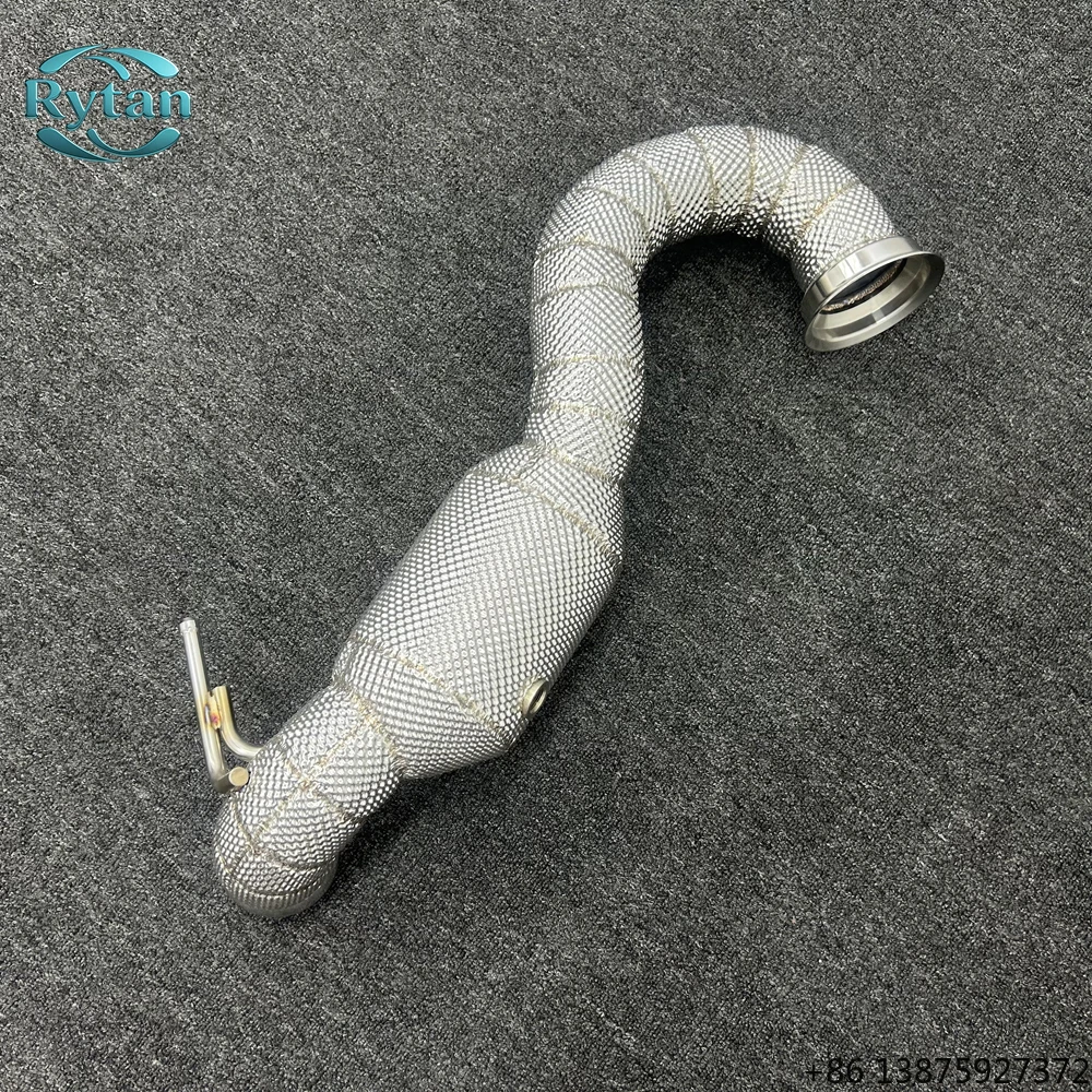

Выхлопная система Rytan из нержавеющей стали 304 с прямыми трубами Valvetronic и даунпайпом для W176 A45