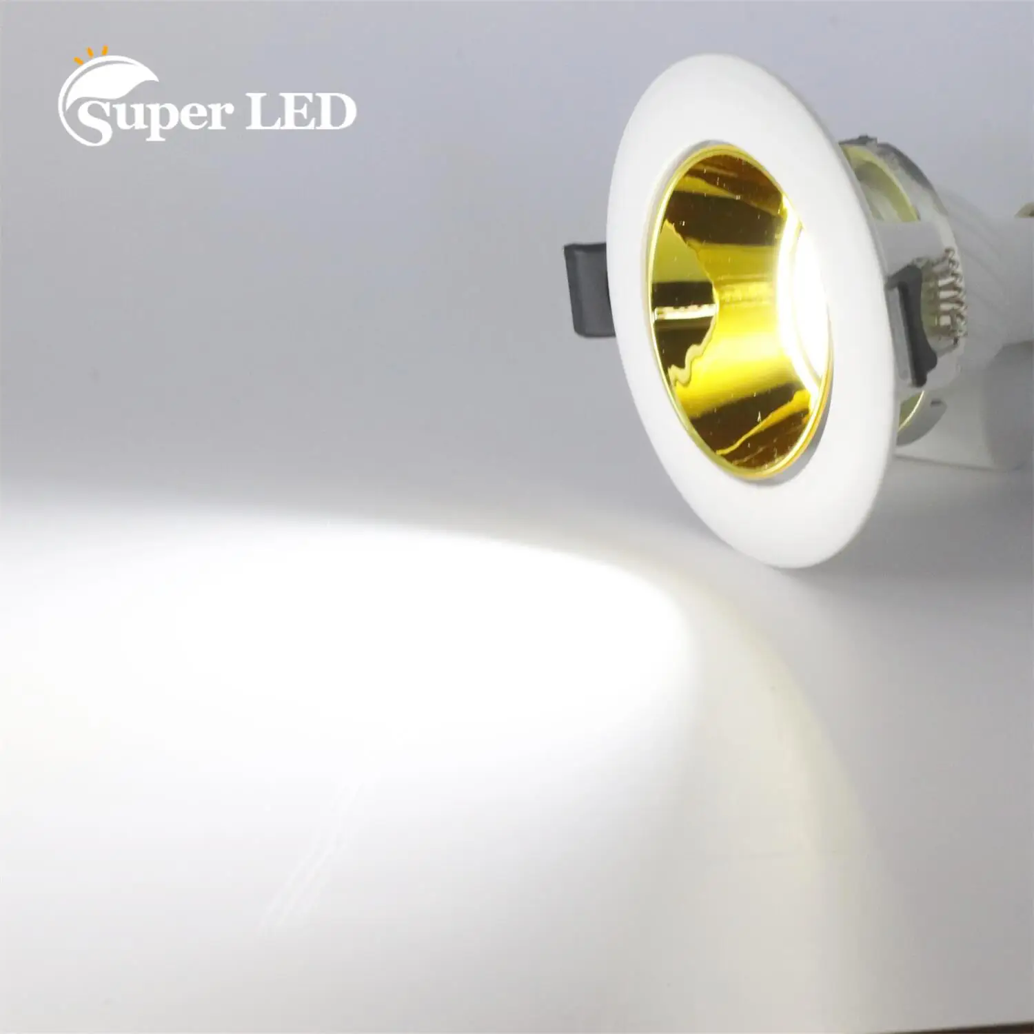 

Metal Round Mounting Recessed Led Ceiling Light MR16 Fitting Fixtures Lamp Holders LED Spot Light Frame