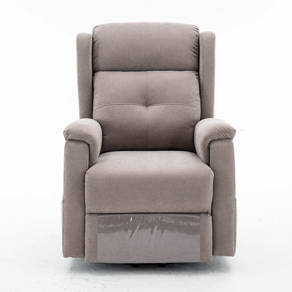 Modern Leisure Living Room Bedroom Linen Fabric Relaxing Electric Control Smart Lounge Recliner Single Lift Chair Lazy Sofa