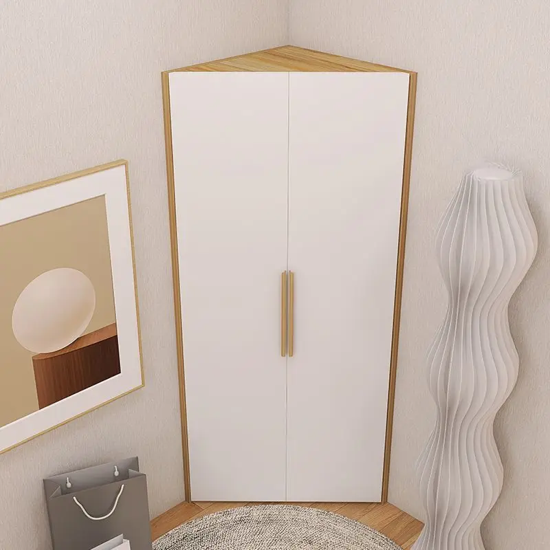 

Triangular corner cabinet Living room corner cabinet against the wall Solid wood multi-layer kitchen rack