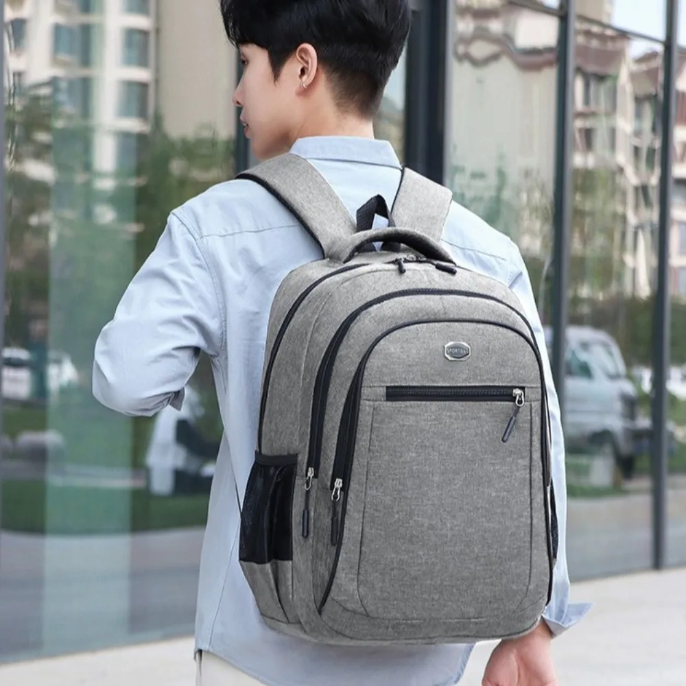 Fashion Waterproof Large Capacity Backpack Multi Pocket Wear-resistant Computer Bag Large Capacity Shoulders Bag Travel
