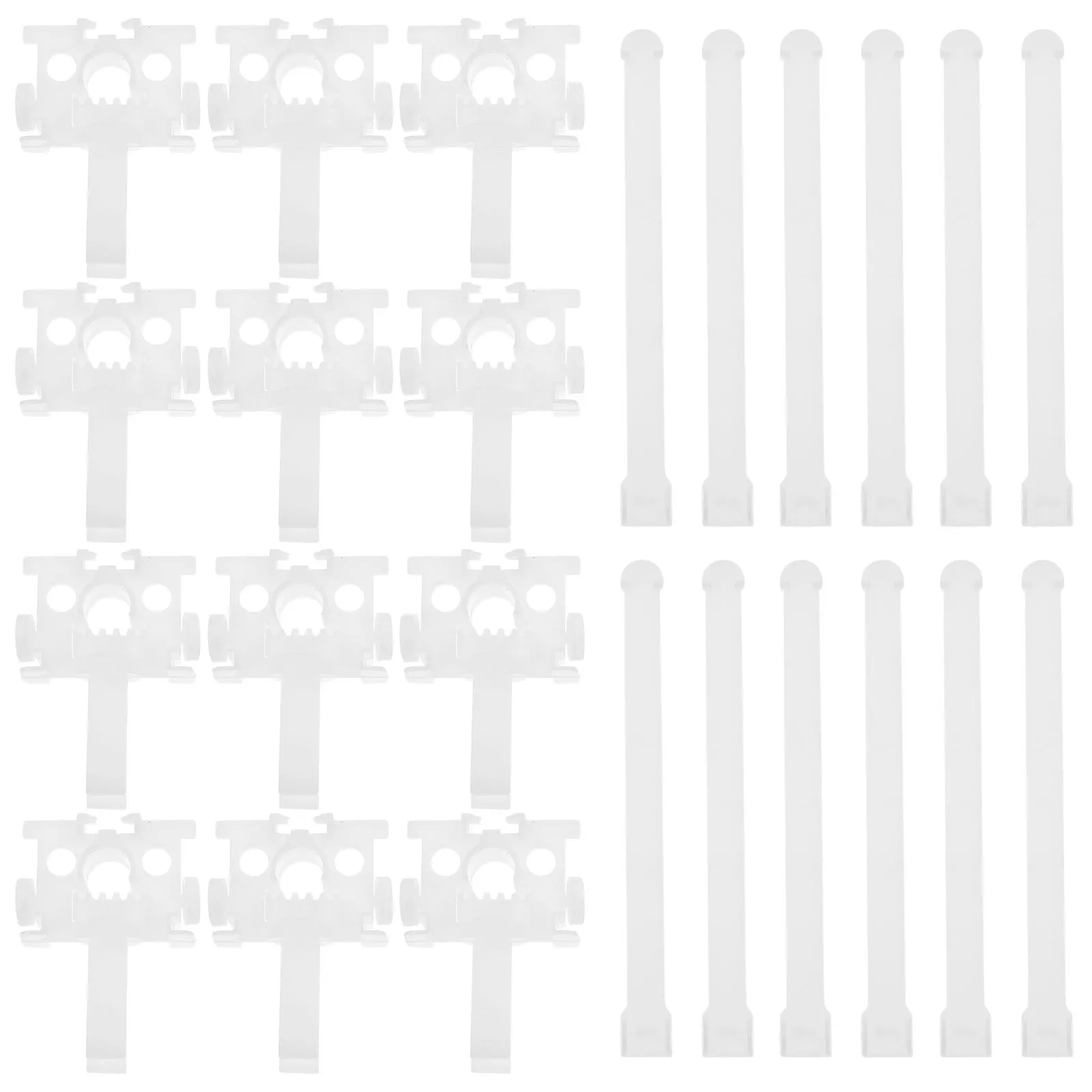 12 Set di Kit di Riparazione per Tende Verticali, Parti in Plastica per Riparazione e Restauro di Tende