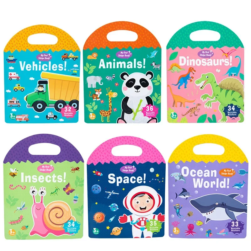 Kids Scene Magnetic Puzzles Montessori Busy Book Open-ended Education Toys Car Animal Shape Matching Game Quiet Book Jigsaw Toys