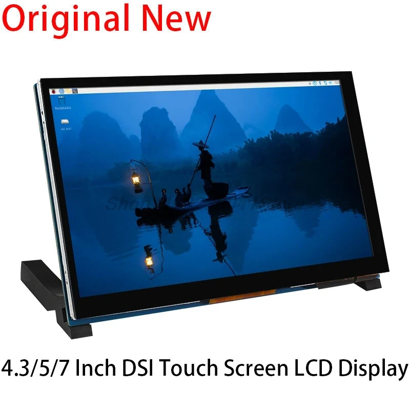 4.3/5/7 Inch Touchscreen Monitor for Raspberry Pi 5 4 B 3 B+ A+, 800x480 Pixel Display, 5-Point Touch Screen, Driver-Free