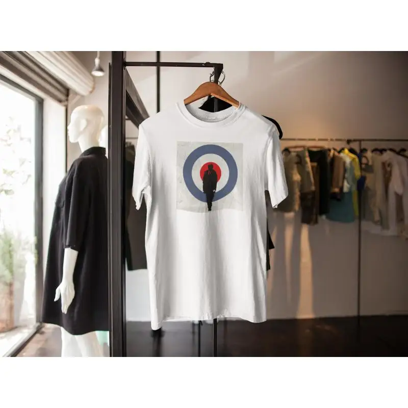 

МУЖСКАЯ ФУТБОЛКА с логотипом QUADROPHENIA MODS ROCKERS THE WHO THE JAM BRIGHTON