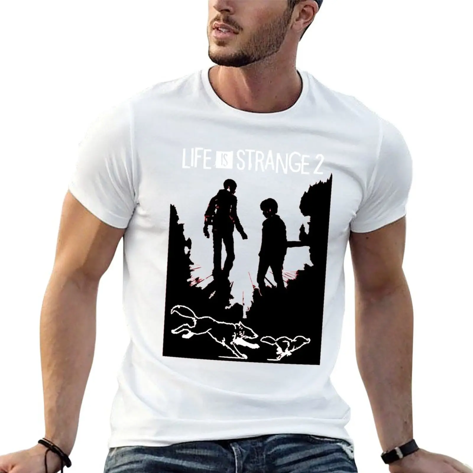 

Reveal The Secret Sean And Daniel Wolf Brothers Life Is Strange 2 Gifts For Movie Fans T-Shirt t shirt man casual T-Shirt