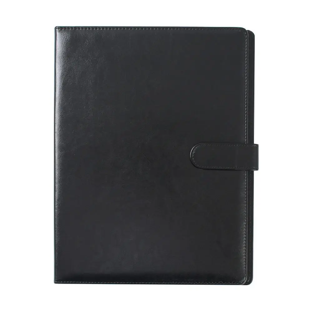 1pc Multifunctional A4 Conference Folder, Clipboard Leather File Folders, for Business Conference