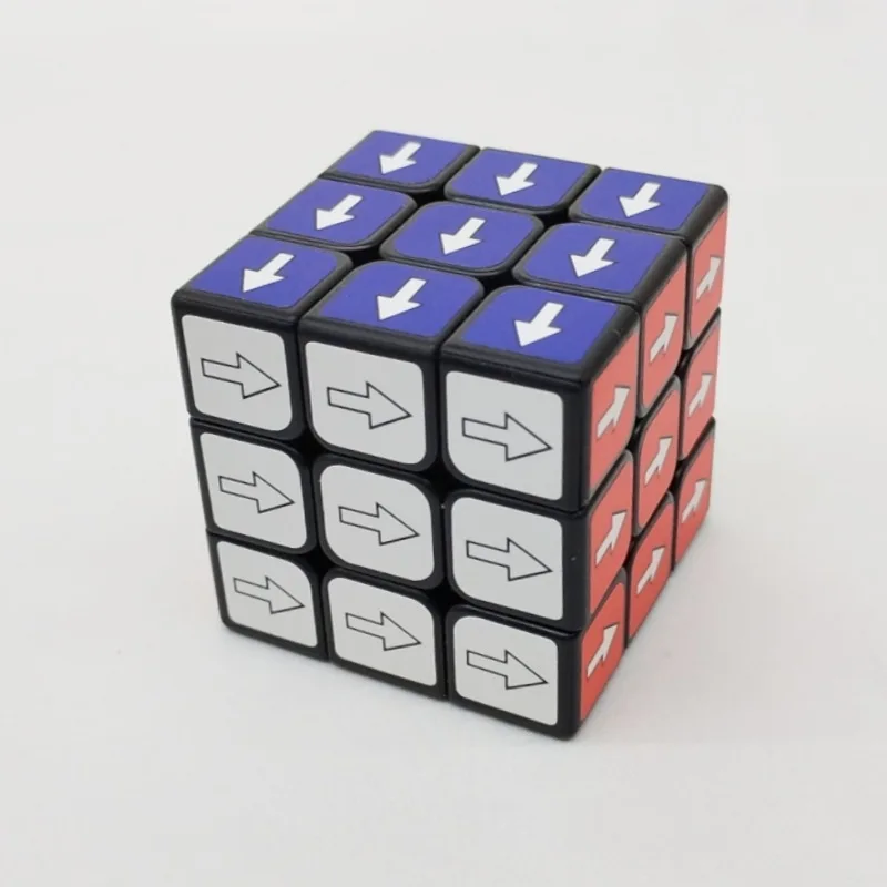 

[Wisdom] 57mm 3x3 Cube Cubetwist Arrow Pattern 3x3 Cube Puzzle Children's Educational Toy for Early Learning Gift