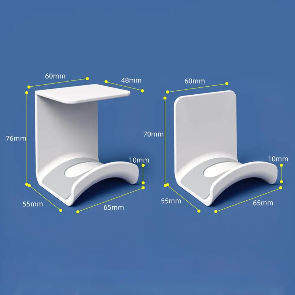 Universal Plastic Wall Mount Headphone Hanger, Stand Under Desk, Rack Adesivo, Suporte para Gaming Earphone Bracket