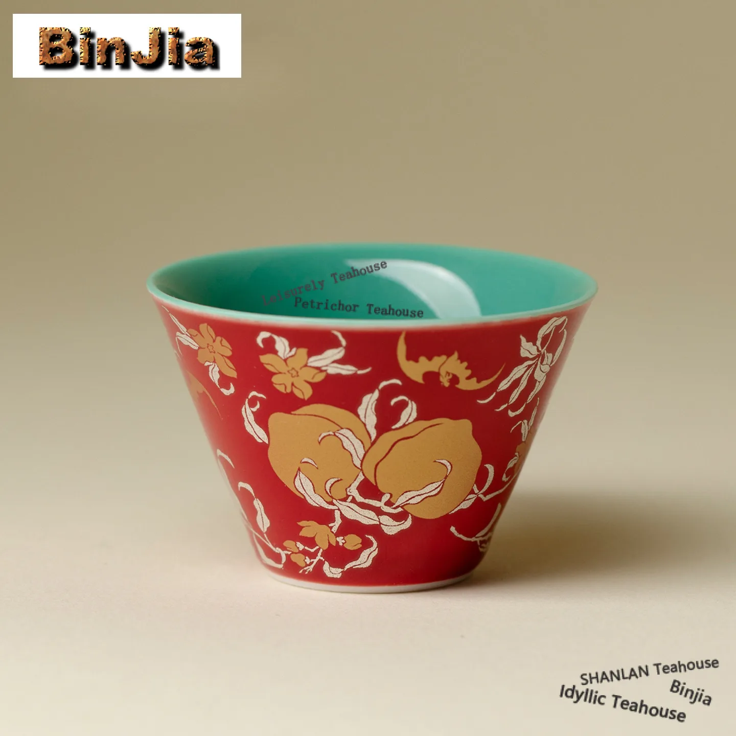 

40 мл Золотой Серебряный Цвет Долголетие Персиково-Красная Чайная Чашка Элегантная Чайная Чаша Чайная Чашка Набор Чайная Чашка Персональная Чашка Чазан Мастер Чашки Подарок