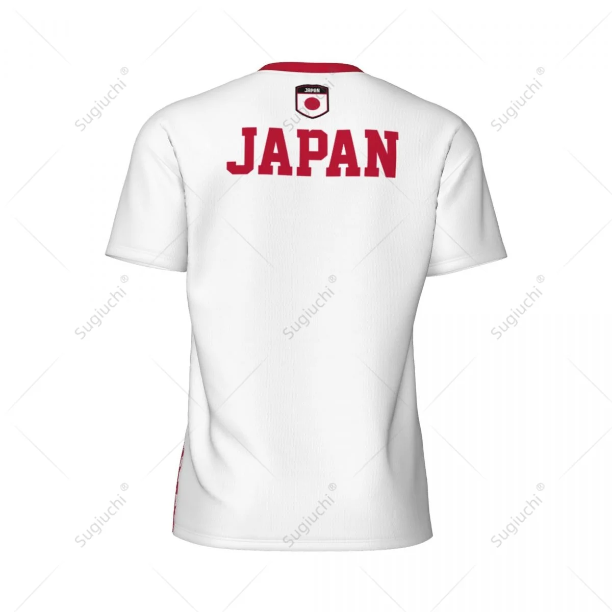 Exclusive design Japan Flag Grain 3D Printed Men For Running Bike Soccer Tennis Fitness Sports tshirt Mesh Fans Short T-shirt