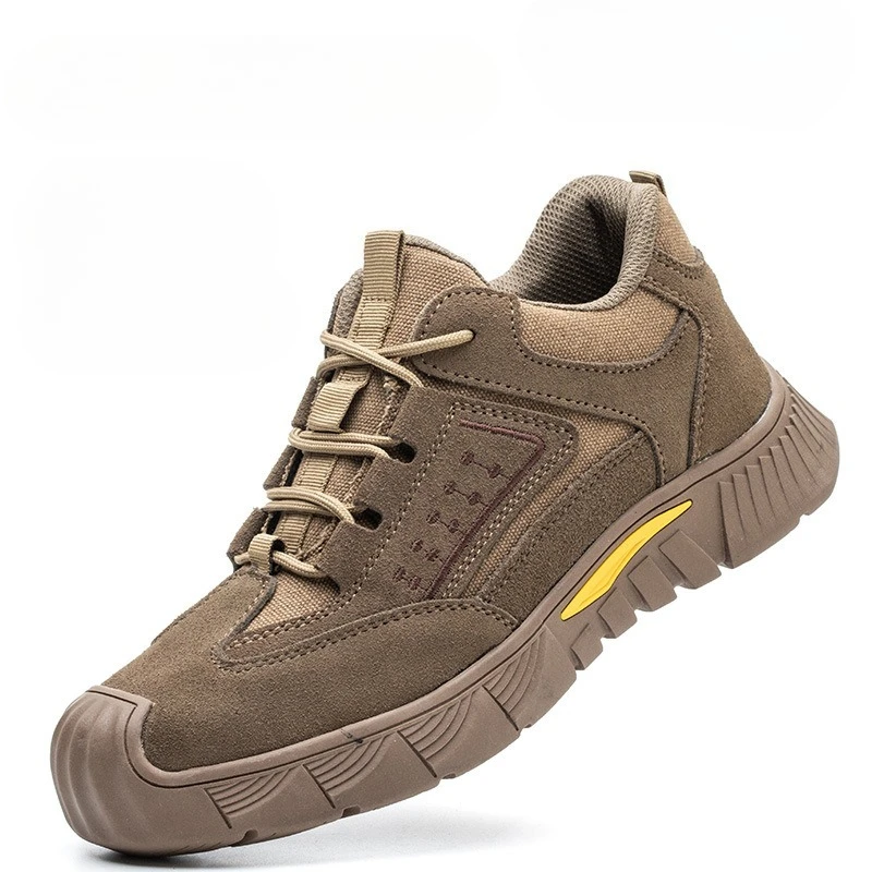 Protective Men Anti Scalding Safety Boots Anti Smash Working Shoes with Steel Toe Anti Puncture Industrial Safety Shoes