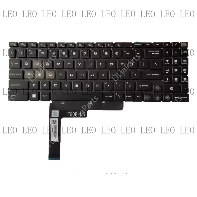 JJ  For MSI Bravo 15 C7VEK 17 C7VFK Laptop Keyboard RGB Backlit US Replacement