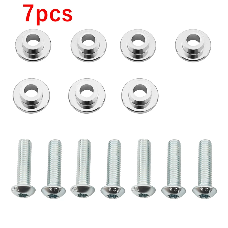 Motorcycle Front Disk Brake Rotor Bolts For Harley Touring Road King Street Electra Glide 2009-2023