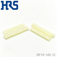 DF19-14S-1C HRS Pitch 1mm 14P single row Beige wire-to-wire connectors