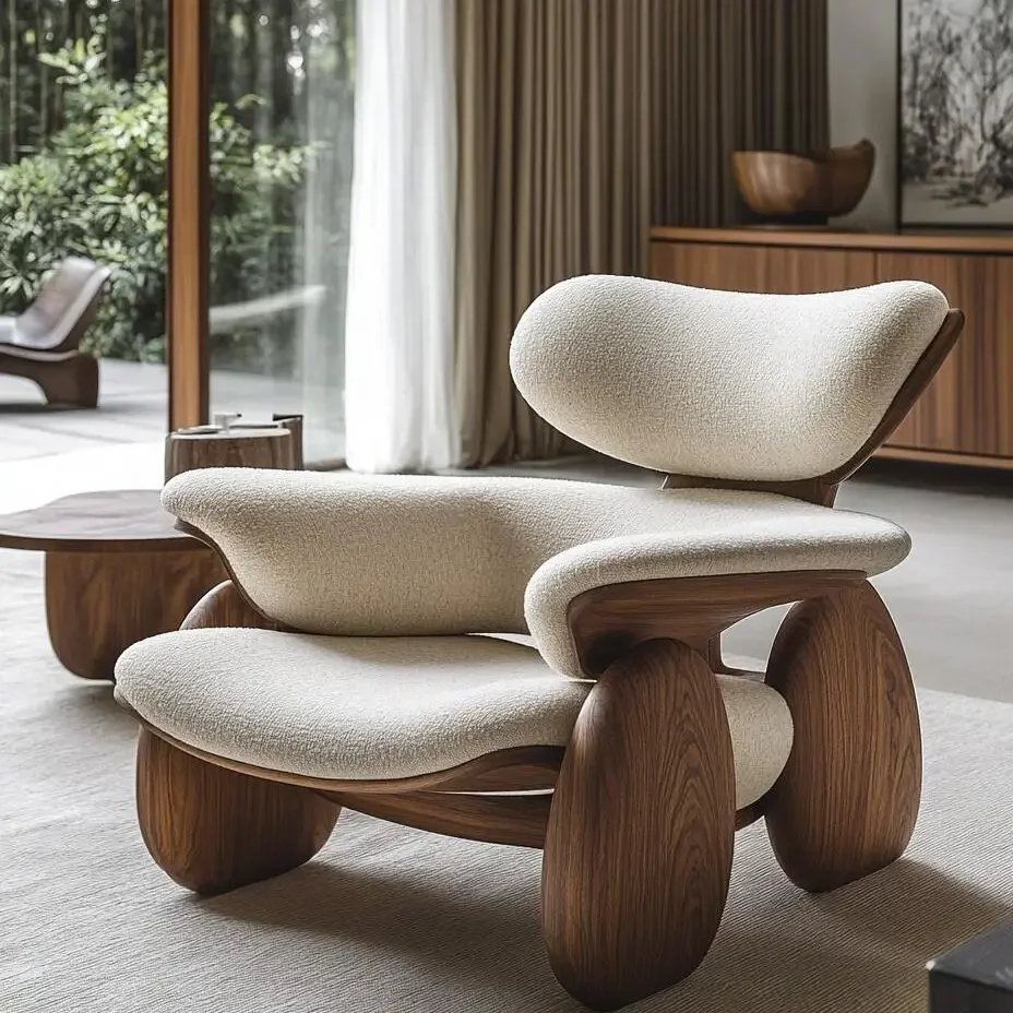 زخرفة ناعمة إبداعية على شكل خاص، كرسي ترفيهي فردي #5